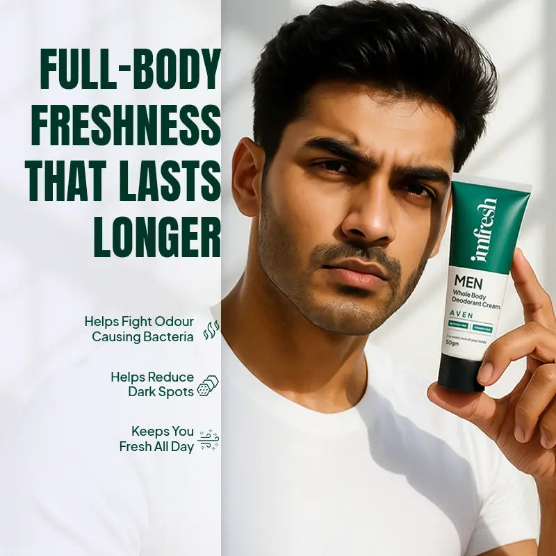 imfresh Men Cream (Honey oudh + Aven) Combo