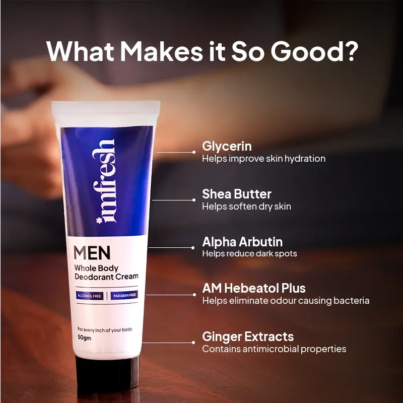 imfresh Men Cream (Honey oudh + Aven) Combo